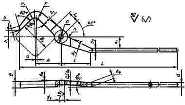ГОСТ 11388-75 Инструмент кузнечный для ручных и молотовых работ. Клещи поперечные с квадратными губками. Конструкция и размеры (с Изменением N 1)