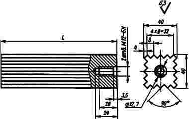 ГОСТ 11798-74 Рифели для зачистки литейных стержней. Конструкция (с Изменениями N 1, 2, 3)