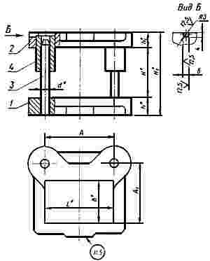 ГОСТ 13125-83 (СТ СЭВ 3326-81) Штампы для листовой штамповки. Блоки штампов с задним расположением направляющих узлов скольжения. Конструкция и размеры