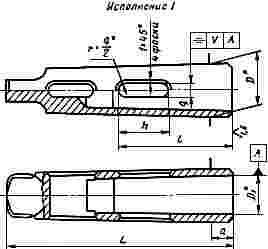 ГОСТ 13599-78 Втулки переходные с пазом для крепления инструментов клином. Конструкция и размеры (с Изменениями N 1, 2)