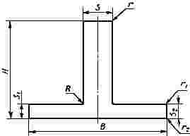 ГОСТ 13622-91 Профили прессованные прямоугольные равнополочного таврового сечения из алюминиевых и магниевых сплавов. Сортамент