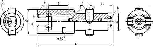 ГОСТ 13794-68 Втулки переходные поводковые к борштангам с поводковым хвостовиком. Конструкция и размеры (с Изменениями N 1, 2)