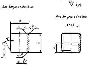 ГОСТ 15362-73 Втулки кондукторные сменные без буртика. Конструкция и размеры (с Изменениями N 1, 2)