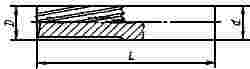 ГОСТ 18937-73 Фрезы концевые цилиндрические твердосплавные цельные для труднообрабатываемых сталей и сплавов. Конструкция и размеры