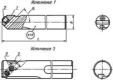 ГОСТ 19021-73 Державки расточные для косого крепления резца винтами к токарно-револьверным станкам. Конструкция и размеры (с Изменениями N 1, 2)