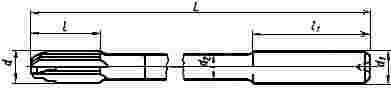 ГОСТ 19269-73 Развертки машинные цилиндрические твердосплавные с цилиндрическим хвостовиком для обработки деталей из легких сплавов. Конструкция и размеры (с Изменениями N 1, 2)