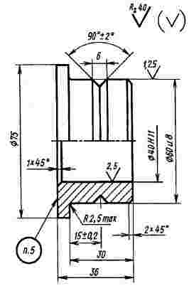 ГОСТ 19511-74 Втулка центрирующая для облицованных кокилей. Конструкция и размеры (с Изменением N 1)