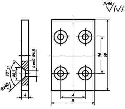 ГОСТ 20151-74 Вкладыши деревянные сменные мелкие длиной от 406 до 806 мм, шириной от 306 до 706 мм для модельных плит. Конструкция и размеры (с Изменениями N 1, 2)