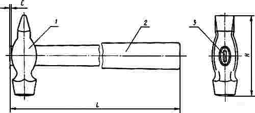 ГОСТ 2310-77 Молотки слесарные стальные. Технические условия (с Изменениями N 1-4)