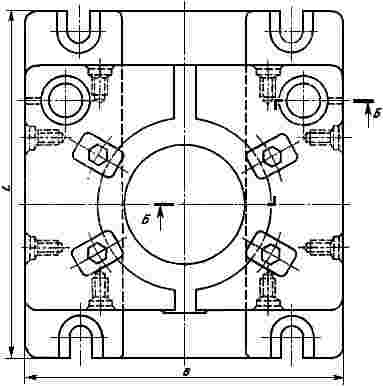 ГОСТ 23209-78 Блоки универсальных штампов для обрезки облоя у круглых в плане штампованных поковок на кривошипных прессах. Конструкция и размеры (с Изменением N 1)