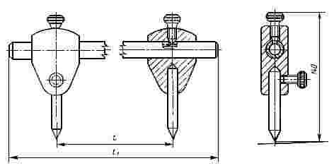 ГОСТ 24472-80 (СТ СЭВ 1295-78) Инструмент разметочный. Циркули. Типы и основные размеры (с Изменением N 1)