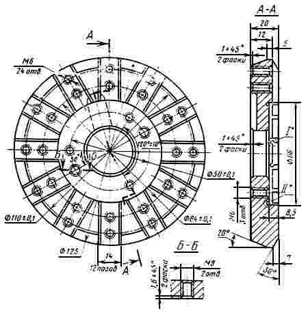 ГОСТ 24904-81 Головки зуборезные для прямозубых конических колес. Конструкция и размеры (с Изменением N 1)