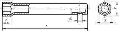 ГОСТ 25787-83 (СТ СЭВ 3751-82, СТ СЭВ 3752-82) Ключи гаечные торцовые с внутренним шестигранником односторонние. Основные размеры